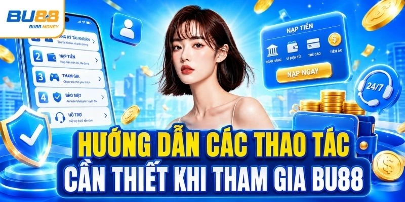 BU88 🔥 Đăng Ký Tài Khoản BU88 Tặng Quà Khởi Đầu +888K 16 Hướng dẫn các thao tác cần thiết khi tham gia BU88